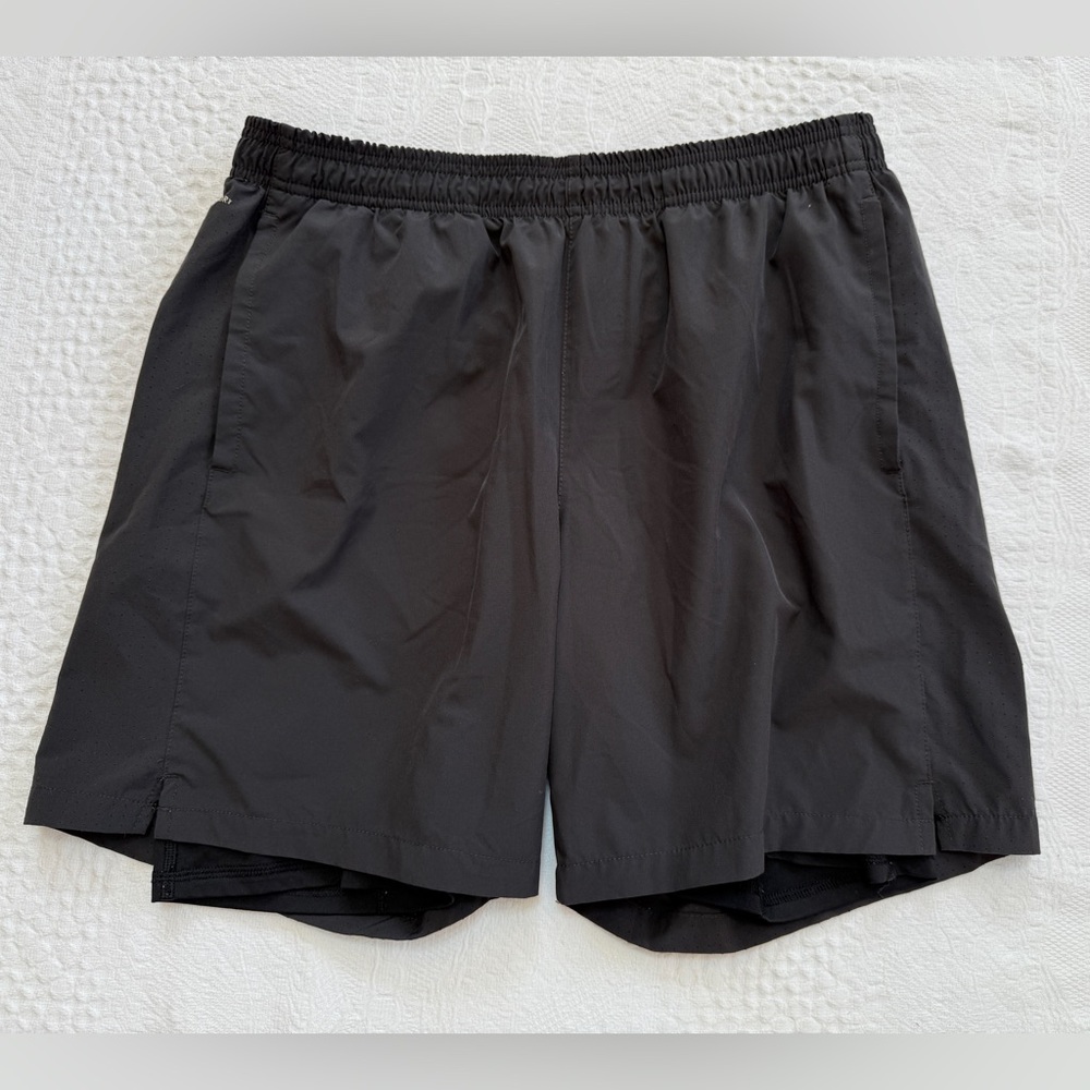 Skora Running Shorts Mens L Grey Qwick-Dry Lined Athletic Lightweight Training